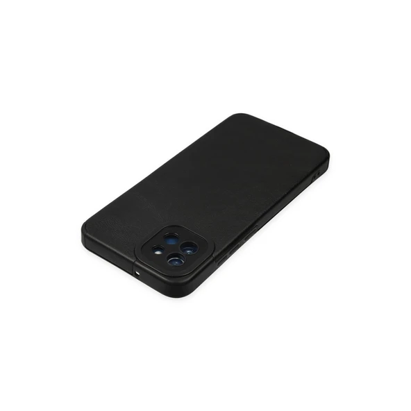 Samsung Galaxy A03 Kılıf Loop Deri Silikon - Siyah - Resim 4