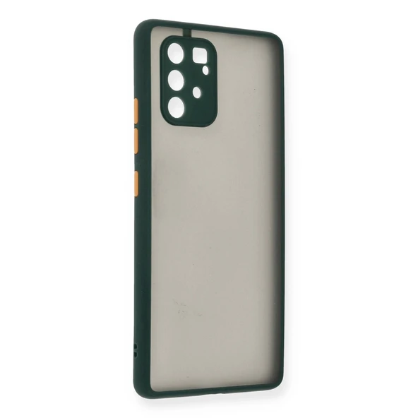 Samsung Galaxy A91 / S10 Lite Kılıf Montreal Silikon Kapak - Yeşil ürün görseli 1