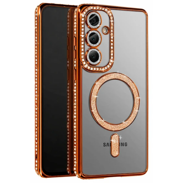Samsung Galaxy A57 5g Joke Simli Magneticsafe Kılıf - Turuncu ürün görseli 1