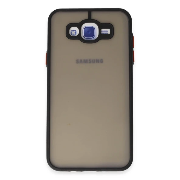 Samsung Galaxy J7 Kılıf Montreal Silikon Kapak - Siyah ürün görseli 1