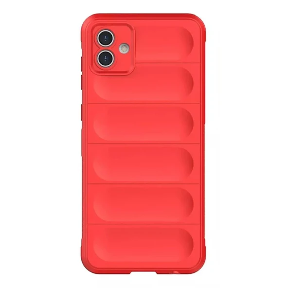 Samsung Galaxy A05 Kılıf Optimum Silikon - Kırmızı ürün görseli 1