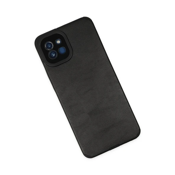 Samsung Galaxy A03 Kılıf Loop Deri Silikon - Siyah - Resim 3