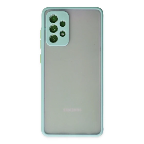 Samsung Galaxy A72 Kılıf Montreal Silikon Kapak - Turkuaz ürün görseli 1