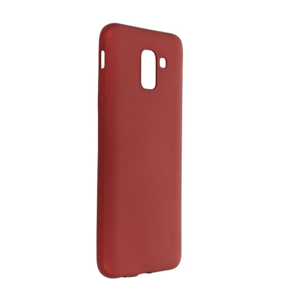 Samsung Galaxy J6 Kılıf First Silikon - Bordo ürün görseli 1
