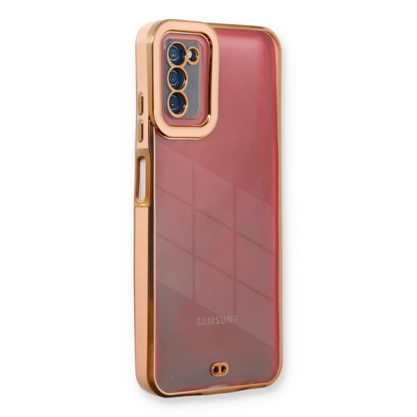 Samsung Galaxy A03s Kılıf Liva Lens Silikon - Rose ürün görseli 1