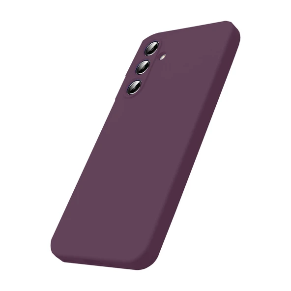 Samsung Galaxy S25 Fe First Silikon - Mürdüm - Resim 3