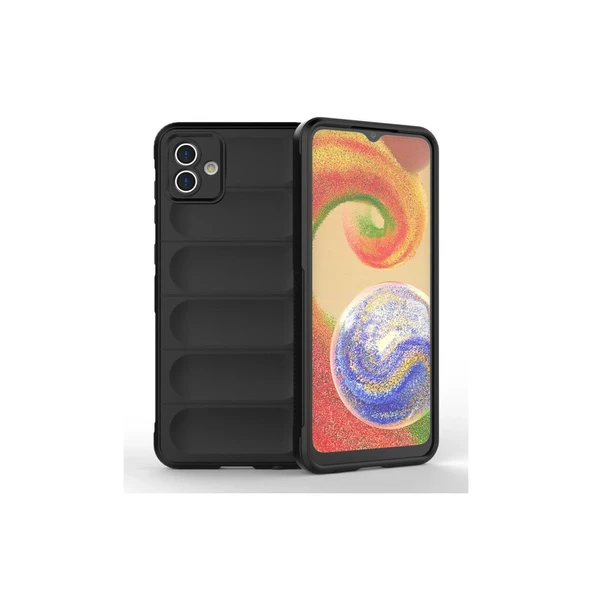 Samsung Galaxy A04e Kılıf Optimum Silikon - Siyah ürün görseli 1