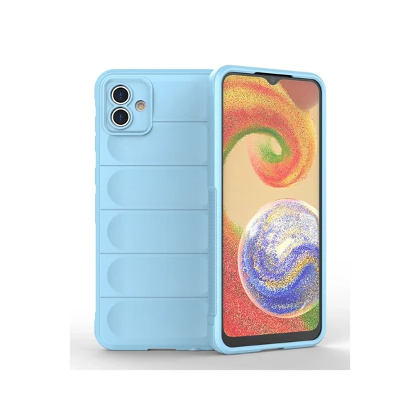 Samsung Galaxy A04 Kılıf Optimum Silikon - Sky Blue ürün görseli 1