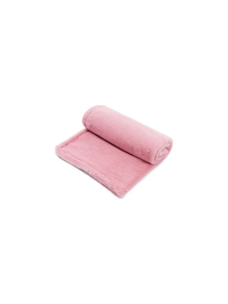Pet Comfort Lodix  Toz Pembe Köpek Battaniyesi M  100x70cm ürün görseli 1
