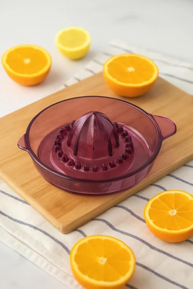 Akrilik Mürdüm Narenciye Limon & Portakal Sıkacağı Pratik Portakal Sıkacağı ürün görseli 1
