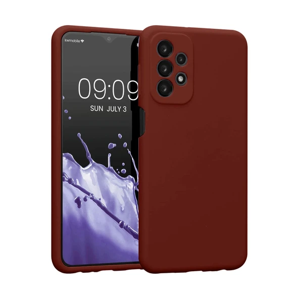 Samsung Galaxy A23 4g Kılıf First Silikon - Bordo ürün görseli 1