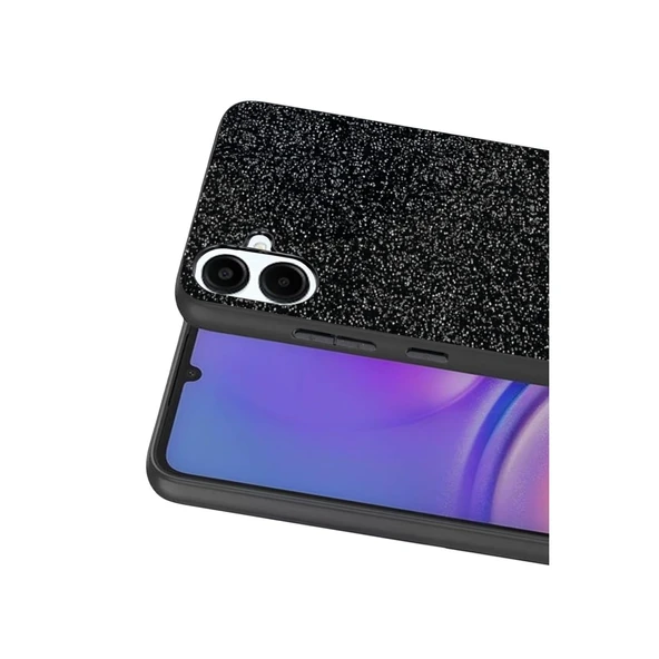 Samsung Galaxy A07 4g Bright Simli Kapak - Siyah - Resim 2