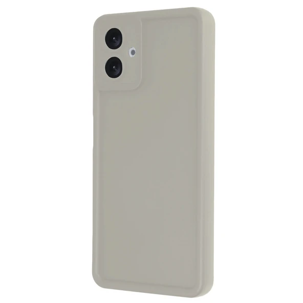 Samsung Galaxy A06 Kılıf Viera Silikon - Krem ürün görseli 1