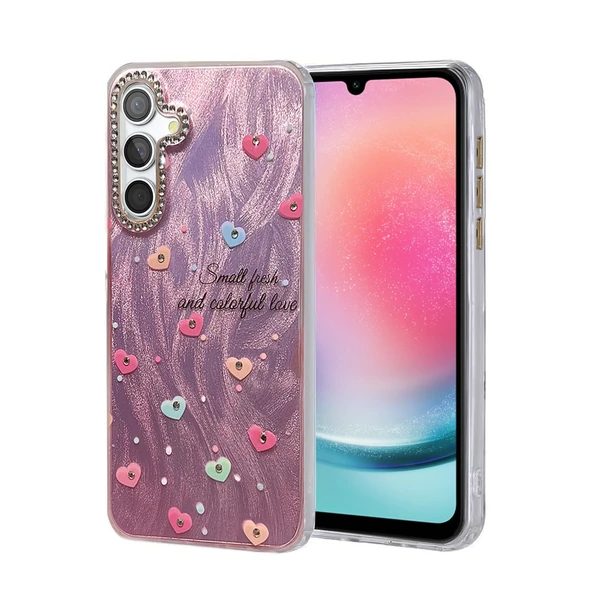 Samsung Galaxy A24 4g Kılıf Blade Aynalı Desenli Kapak - Desen 8 ürün görseli 1