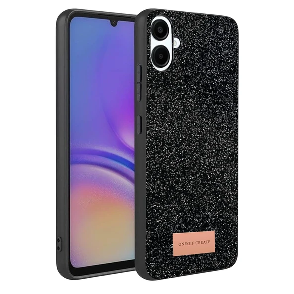 Samsung Galaxy A07 4g Bright Simli Kapak - Siyah ürün görseli 1