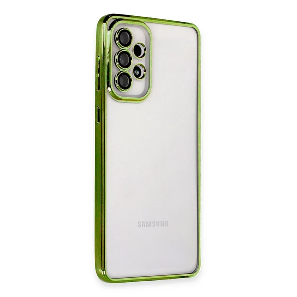 Samsung Galaxy A53 5g Kılıf Kamera Korumalı Lensli Silikon - Yeşil ürün görseli 1