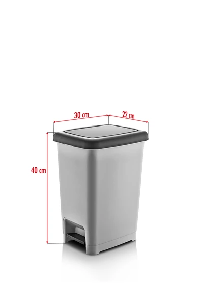 15 Litre Basmalı Çöp Kovası - Resim 4