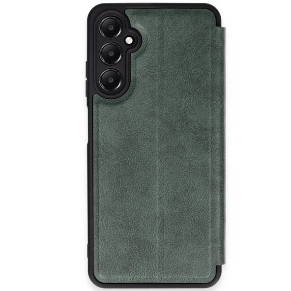 Samsung Galaxy A36 Kılıf Flip Cover - Koyu Yeşil ürün görseli 1