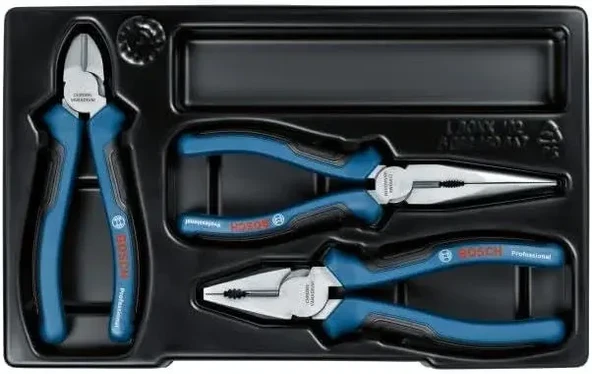 Bosch Profesyonel Pense Seti 3 Parça - 1600A016BG - Resim 3