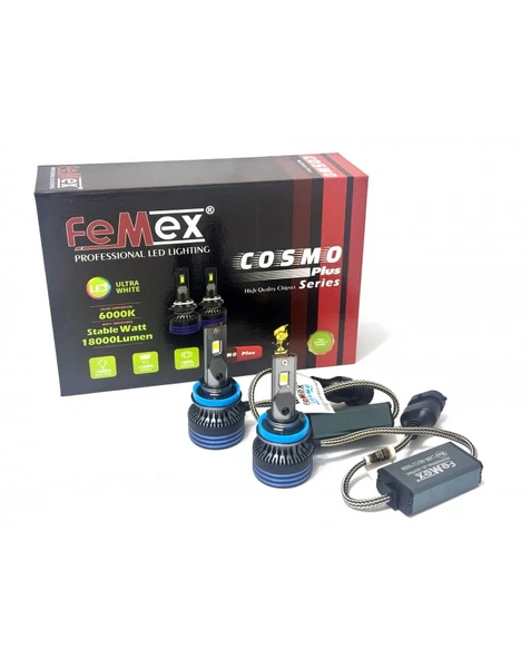 FEMEX BMW 1 Serisi E87 2004-2013 SİS FAR LED AMPUL H11 COSMO PLUS ürün görseli 1