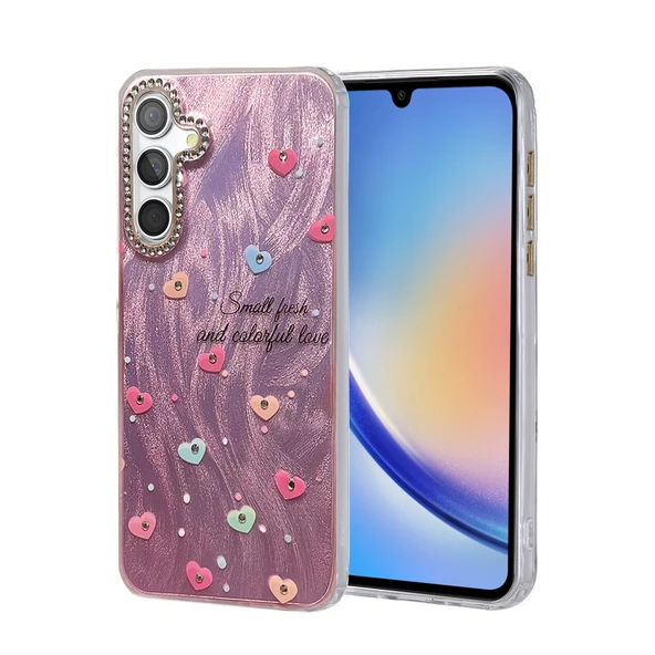 Samsung Galaxy A34 5g Kılıf Blade Aynalı Desenli Kapak - Desen 8 ürün görseli 1