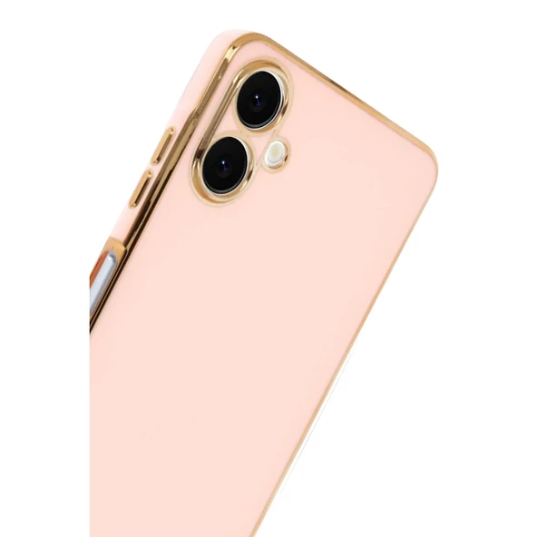 Samsung Galaxy A07 4g Volet Silikon - Pembe - Resim 3