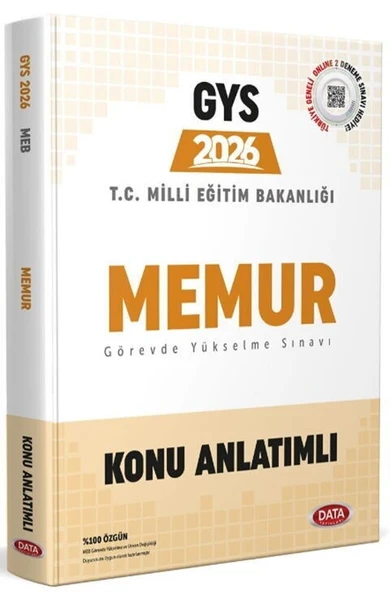 2026 GYS MEB Memur Konu Anlatımlı Görevde Yükselme Data Yayınları ürün görseli 1