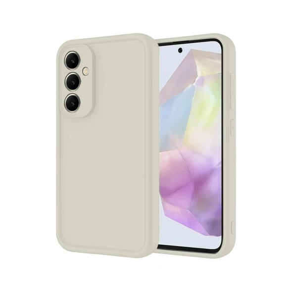 Samsung Galaxy A16 5g Kılıf Viera Silikon - Krem ürün görseli 1