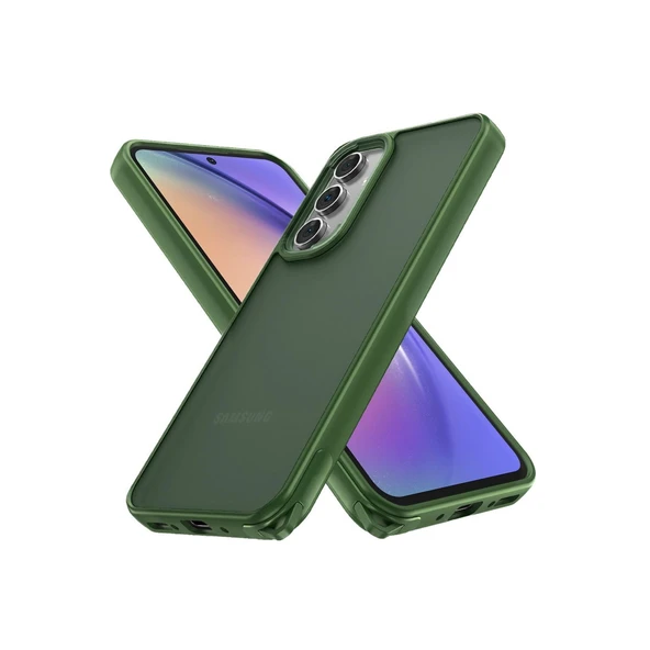 Samsung Galaxy A04s Kılıf Elegant Kapak - Yeşil ürün görseli 1