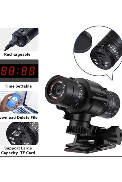 1080p Full Hd Spor Aksiyon Video Dürbün Kamera Avcılık Ve Doğa Gözlem Kamerası ürün görseli 1