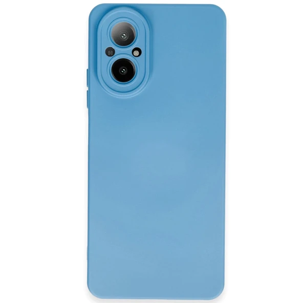 Realme 12 Lite Kılıf Nano İçi Kadife Silikon - Mavi ürün görseli 1