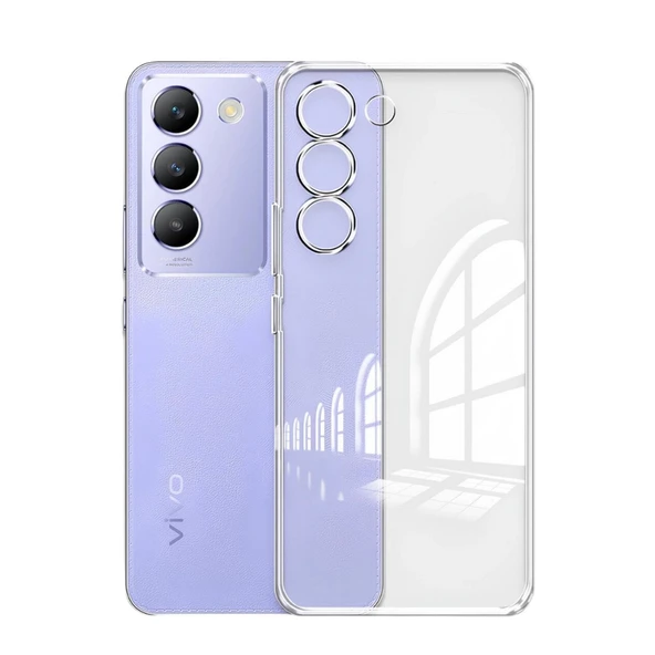 Vivo V30 Lite 4g Kılıf Lüx Şeffaf Silikon ürün görseli 1