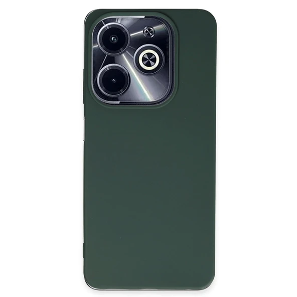 İnfinix Hot 40i Kılıf First Silikon - Koyu Yeşil ürün görseli 1