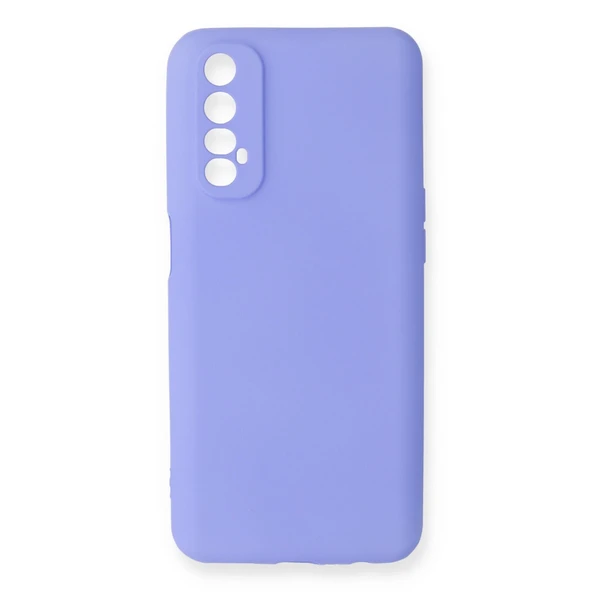 Realme 7 Kılıf First Silikon - Lila ürün görseli 1
