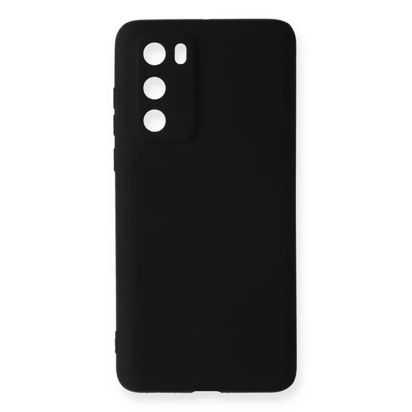 Huawei P40 Kılıf First Silikon - Siyah ürün görseli 1