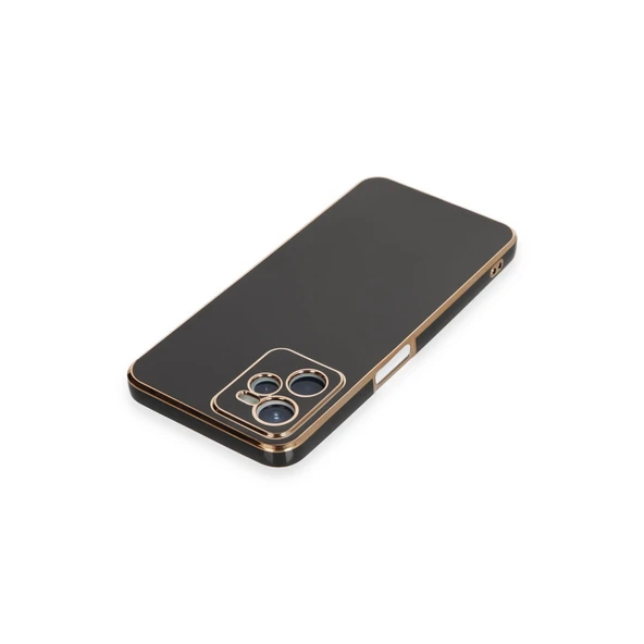 Realme C35 Kılıf Volet Silikon - Siyah - Resim 3