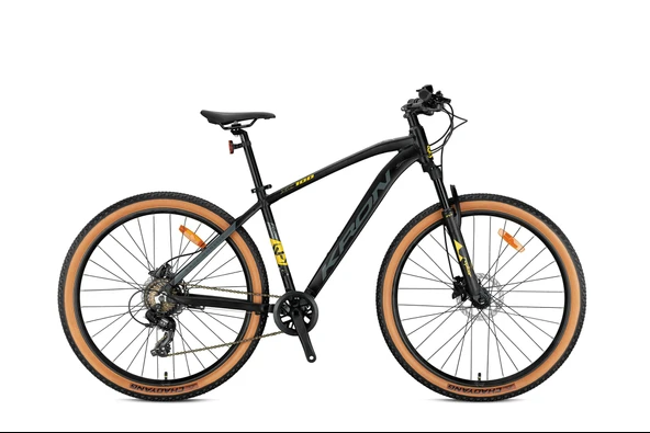 KRON XC 100 24 JANT MTB - 13' - 8 Vites - H.Disc-Mat Siyah/Sarı-Füme ürün görseli 1