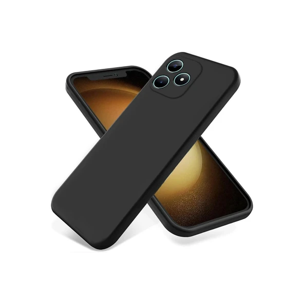 Realme Note 50 4g Kılıf First Silikon - Siyah ürün görseli 1