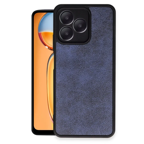 Realme Note 50 4g Kılıf Aras Deri Kapak - Lacivert ürün görseli 1