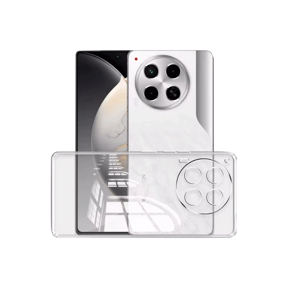 Tecno Camon 30 Kılıf Lüx Şeffaf Silikon - Resim 2
