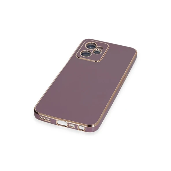 Realme C35 Kılıf Volet Silikon - Mor - Resim 4
