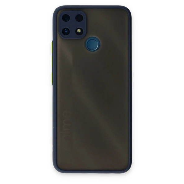 Realme C25 Kılıf Montreal Silikon Kapak - Lacivert ürün görseli 1