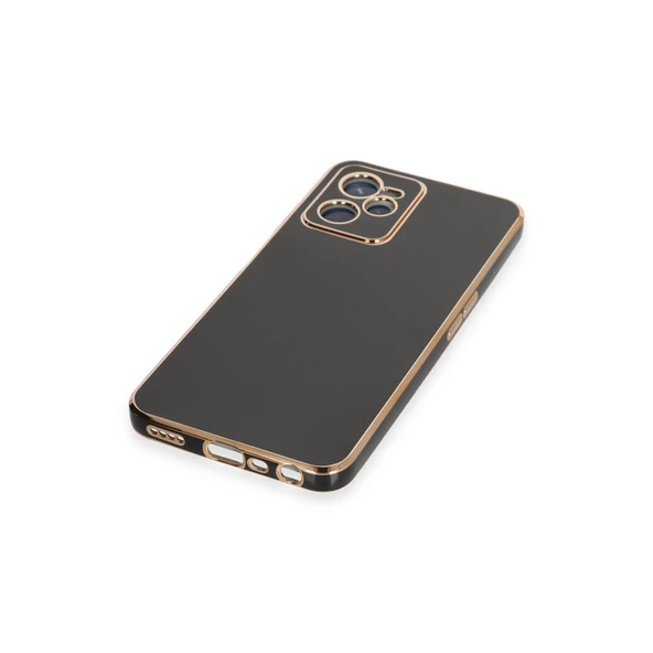 Realme C35 Kılıf Volet Silikon - Siyah - Resim 4