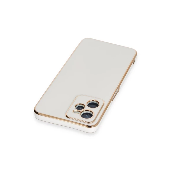 Realme C35 Kılıf Volet Silikon - Beyaz - Resim 3