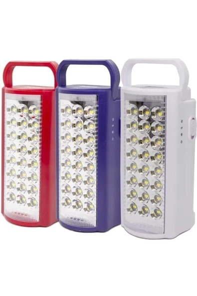 24 Büyük Ledli 80 Saat Yanan Powerbank Özellikli Akülü Led Işıldak ürün görseli 1