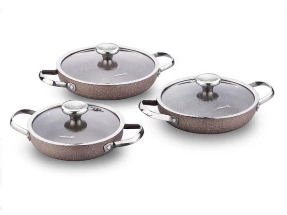 Korkmaz Browni 6 Parça Omlet Set A2920 ürün görseli 1