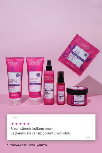 Urban Care Intense Keratin Aşırı Yıpranmış Saçlara Özel Saç Bakım Şampuanı Vegan 250 ml - Resim 7