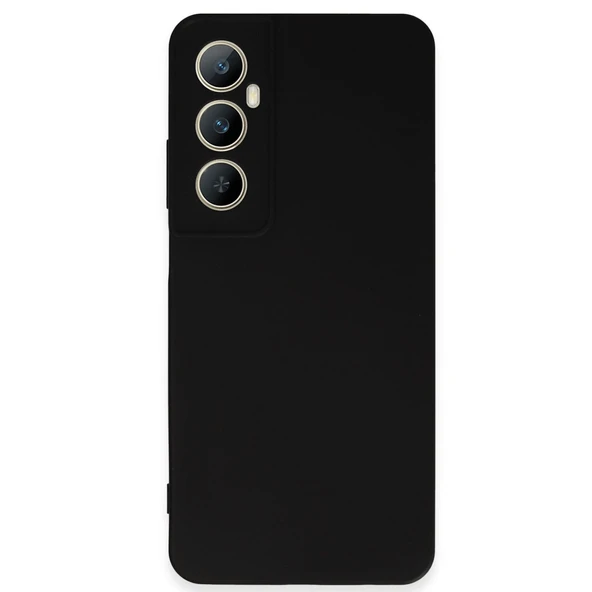 Realme C65 Kılıf First Silikon - Siyah ürün görseli 1