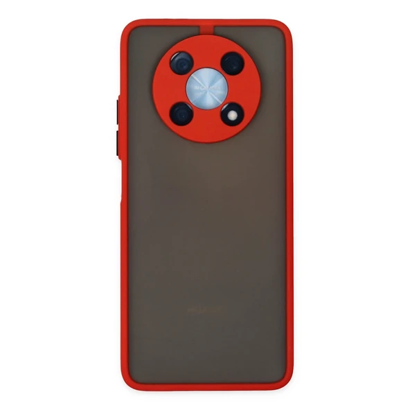 Huawei Nova Y90 Kılıf Montreal Silikon Kapak - Kırmızı ürün görseli 1