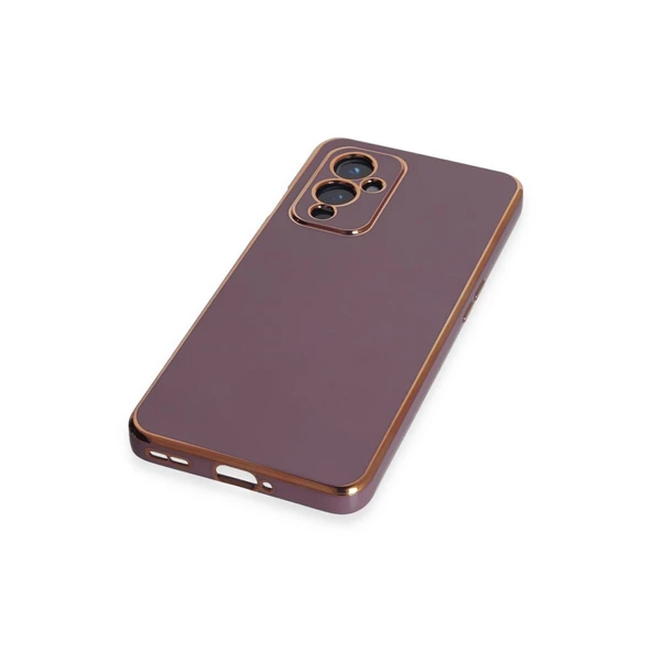One Plus 9 Kılıf Volet Silikon - Mor - Resim 4